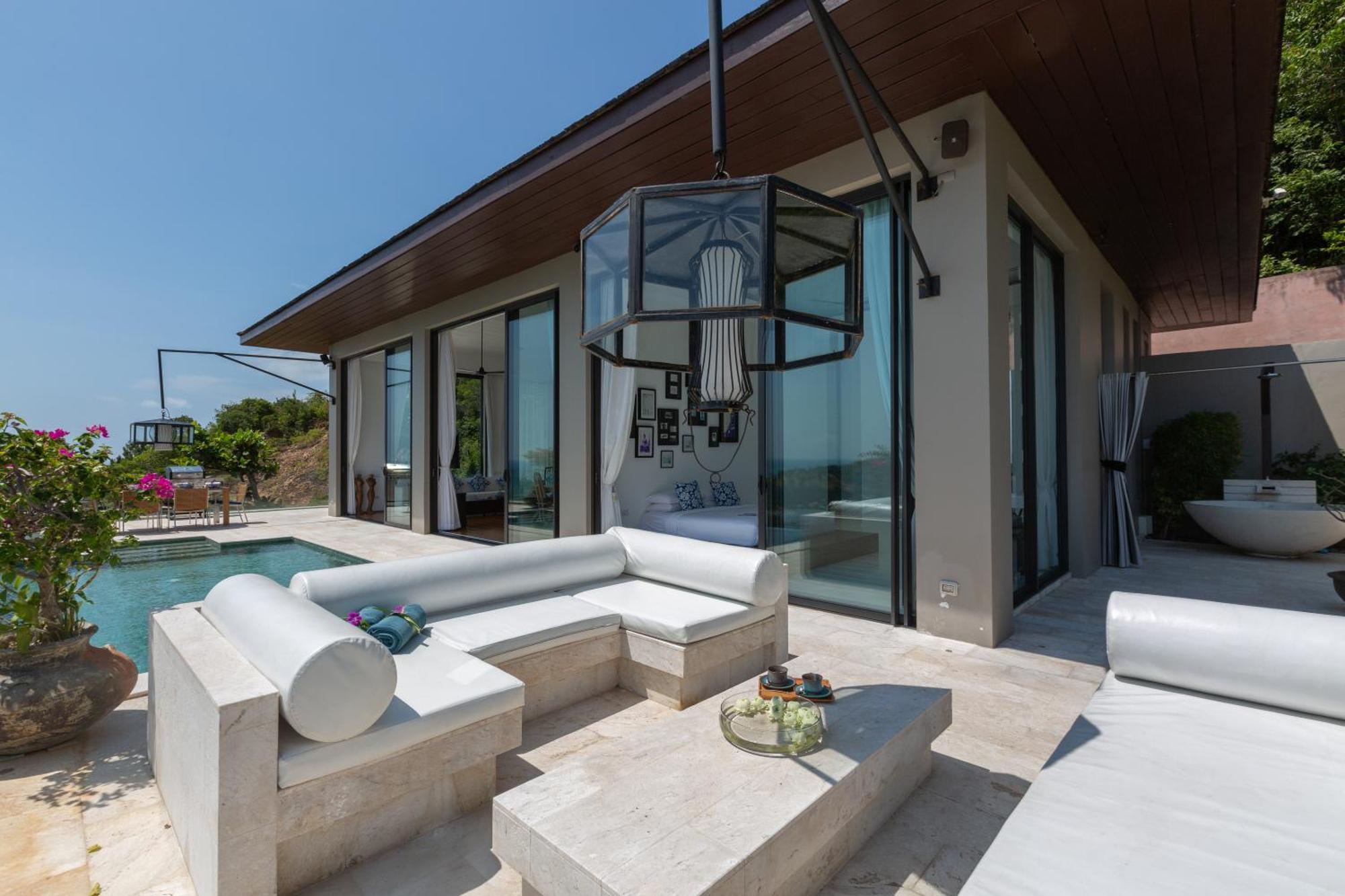 Villa Belle - Fully Serviced Private Sea View Villa With An Award Winning In-House Cook Choeng Mon Exterior foto