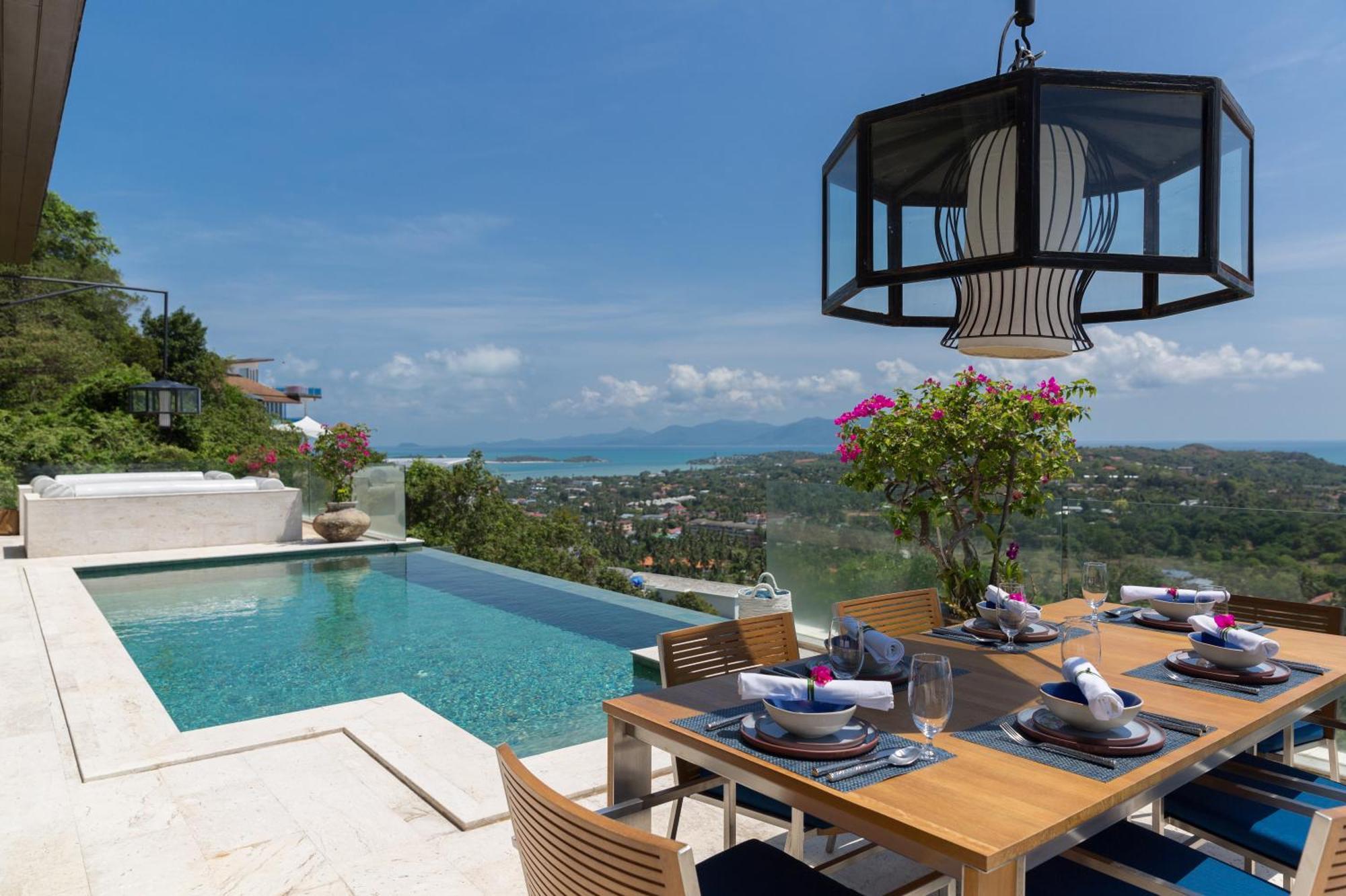 Villa Belle - Fully Serviced Private Sea View Villa With An Award Winning In-House Cook Choeng Mon Exterior foto