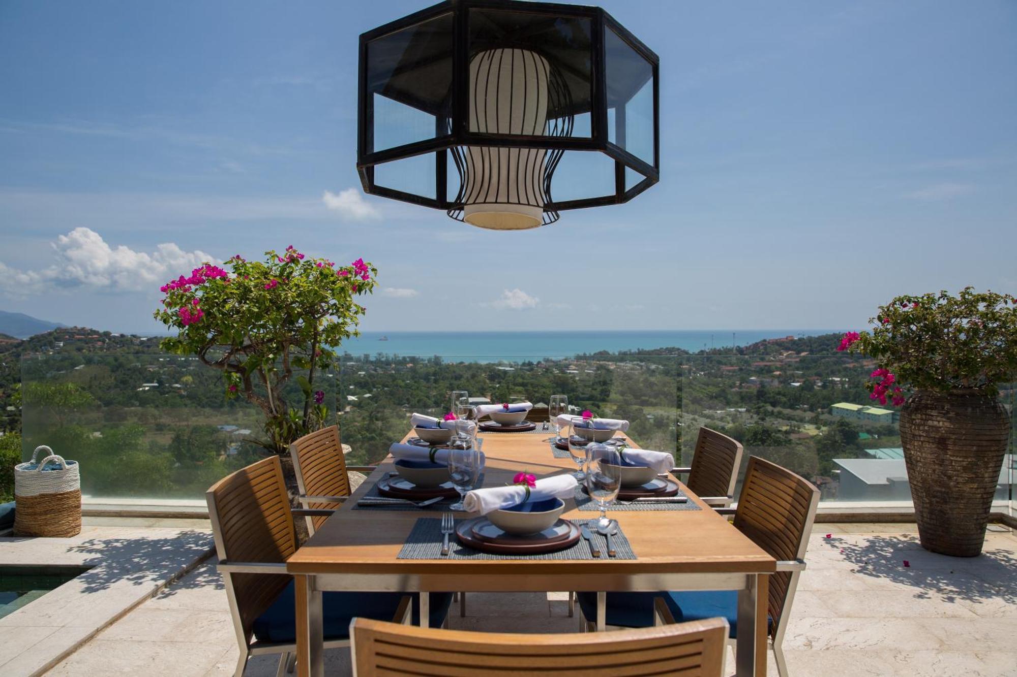 Villa Belle - Fully Serviced Private Sea View Villa With An Award Winning In-House Cook Choeng Mon Exterior foto